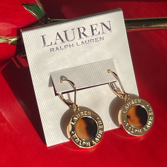 Lauren Ralph Lauren Gold Circle Earrings - Picture 3 of 10